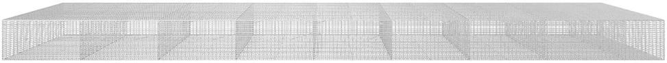 Gabionas su 5 mm viela ir 5x2,5 cm tinkleliu 850x100x50 cm