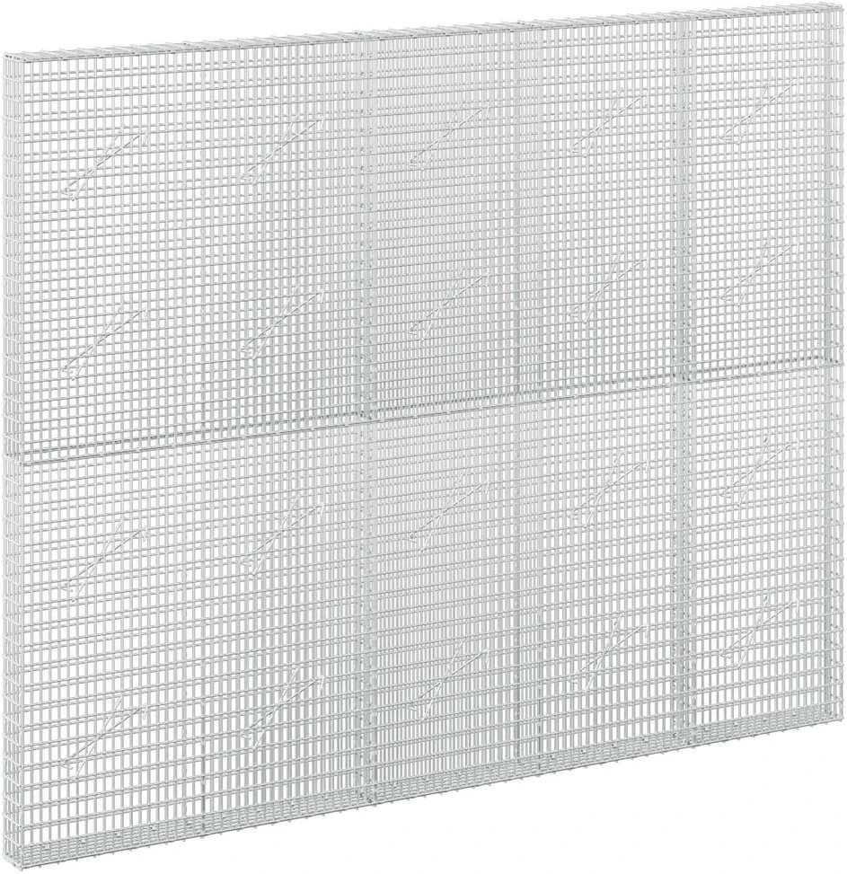 Gabionas su 5 mm viela ir 5x2,5 cm tinkleliu 250x10x200 cm