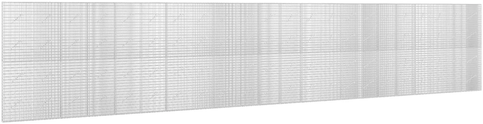 Gabionas su 5 mm viela ir 5x2,5 cm tinkleliu 1100x10x200 cm