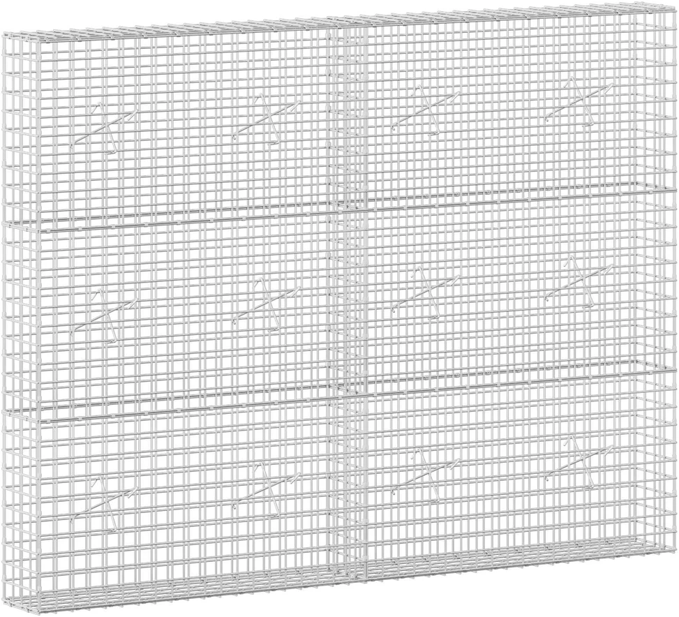 Gabionas su 5 mm viela ir 5x5 cm tinkleliu 200x20x150 cm