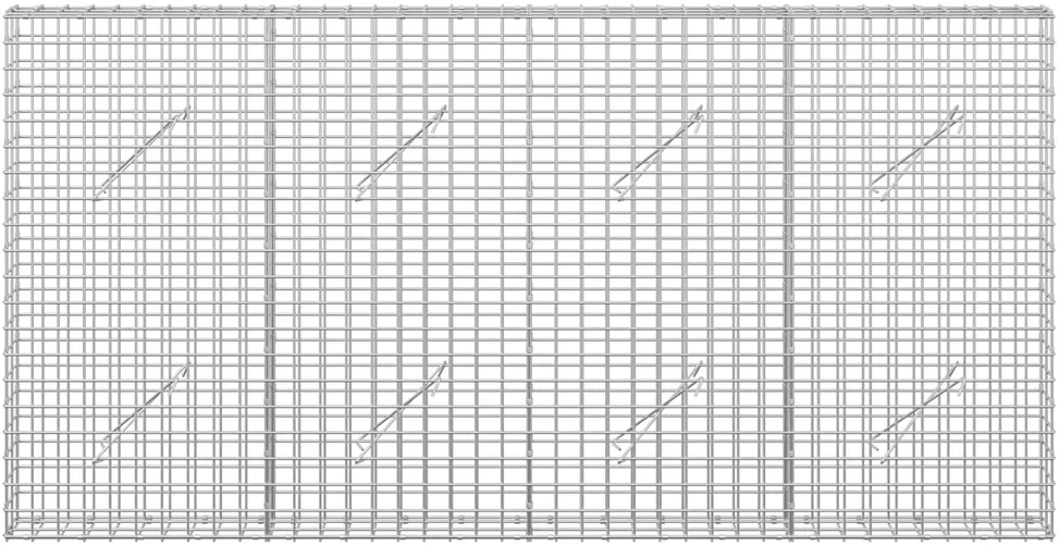 Gabionas su 5 mm viela ir 5x5 cm tinkleliu 200x10x100 cm