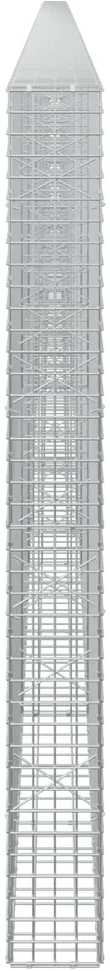 Gabionas su 5 mm viela ir 5x5 cm tinkleliu 900x20x200 cm