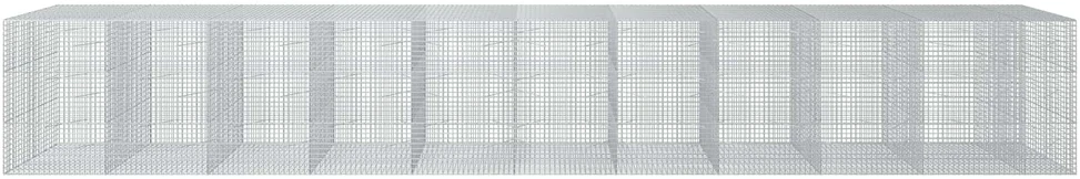 Gabionas su 5 mm viela ir 5x5 cm tinkleliu 1050x100x150 cm
