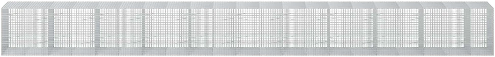 Gabionas su 5 mm viela ir 5x5 cm tinkleliu 1050x100x100 cm