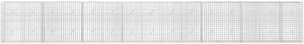 Gabionas su 5 mm viela ir 5x5 cm tinkleliu 750x20x100 cm