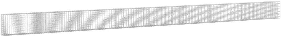 Gabionas su 5 mm viela ir 5x5 cm tinkleliu 850x20x50 cm