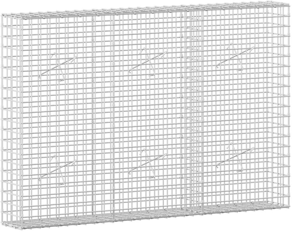 Gabionas su 5 mm viela ir 5x5 cm tinkleliu 150x20x100 cm