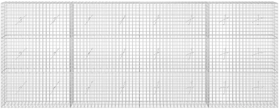 Gabionas su 5 mm viela ir 5x5 cm tinkleliu 400x20x150 cm