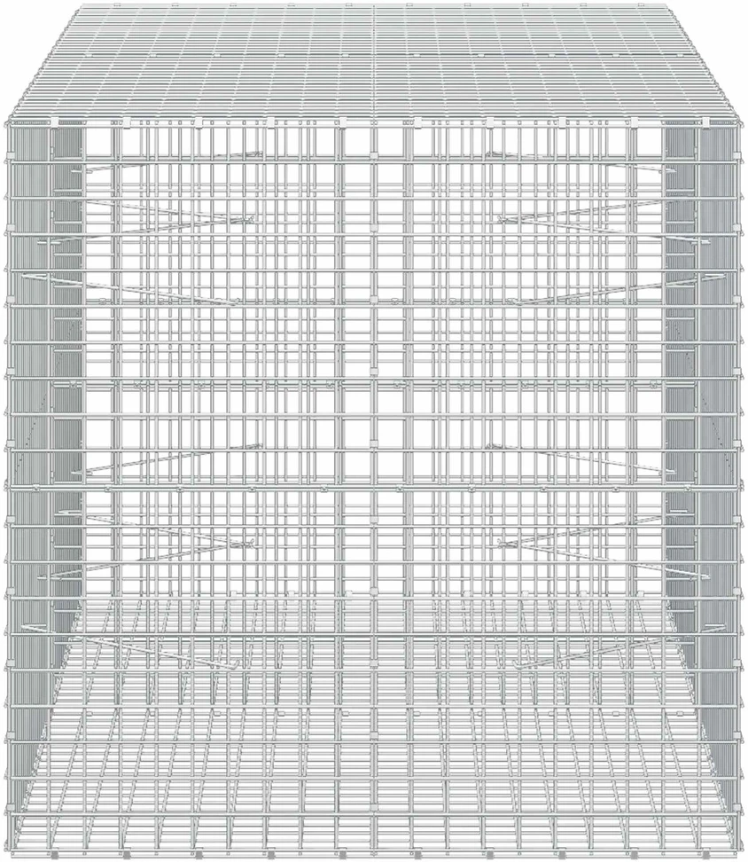 Gabionas su 5 mm viela ir 5x5 cm tinkleliu 200x100x100 cm
