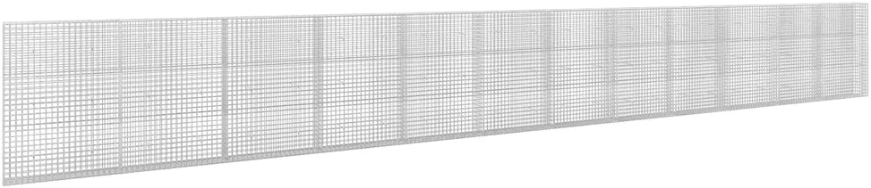 Gabionas su 5 mm viela ir 5x5 cm tinkleliu 1200x30x150 cm