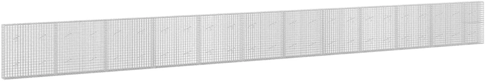 Gabionas su 5 mm viela ir 5x5 cm tinkleliu 1150x20x100 cm