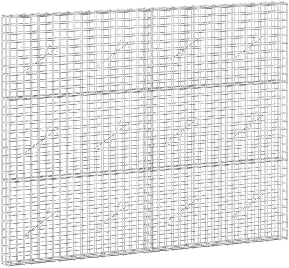 Gabionas su 5 mm viela ir 5x5 cm tinkleliu 200x10x150 cm