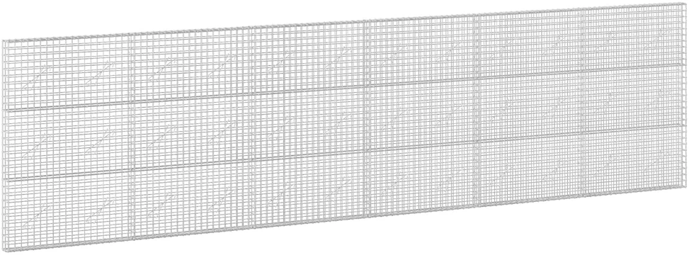 Gabionas su 5 mm viela ir 5x5 cm tinkleliu 600x10x150 cm