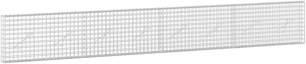 Gabionas su 5 mm viela ir 5x5 cm tinkleliu 400x10x50 cm