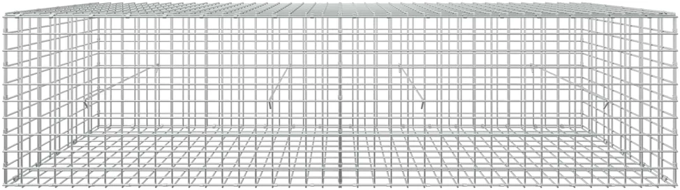 Gabionas su 5 mm viela ir 5x5 cm tinkleliu 200x50x50 cm