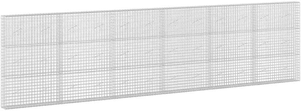 Gabionas su 5 mm viela ir 5x5 cm tinkleliu 600x20x150 cm