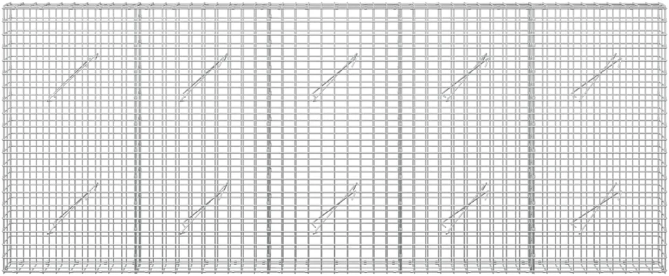 Gabionas su 5 mm viela ir 5x5 cm tinkleliu 250x10x100 cm