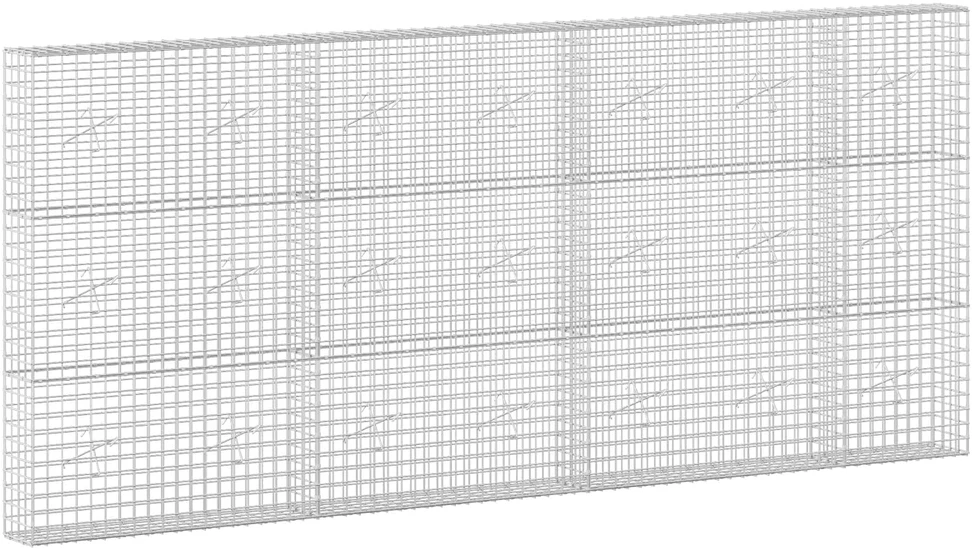 Gabionas su 5 mm viela ir 5x5 cm tinkleliu 350x20x150 cm