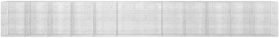 Gabionas su 5 mm viela ir 5x5 cm tinkleliu 1200x20x150 cm