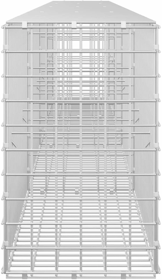 Gabionas su 5 mm viela ir 5x5 cm tinkleliu 400x30x50 cm