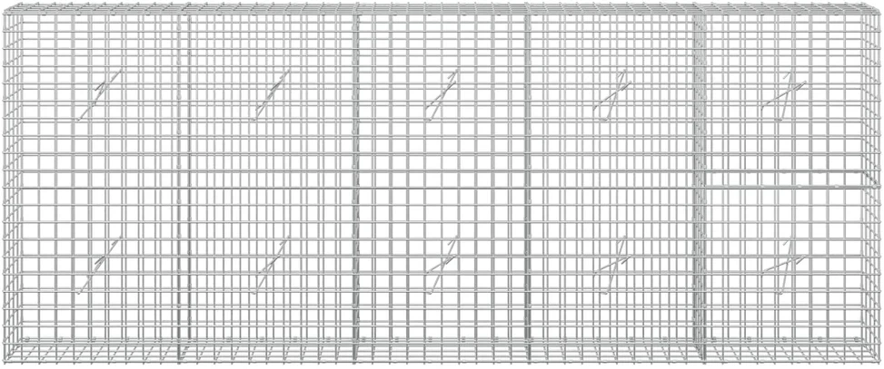 Gabionas su 5 mm viela ir 5x5 cm tinkleliu 250x20x100 cm