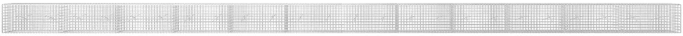Gabionas su 5 mm viela ir 5x5 cm tinkleliu 1200x20x50 cm