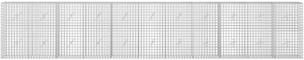 Gabionas su 5 mm viela ir 5x5 cm tinkleliu 550x20x100 cm
