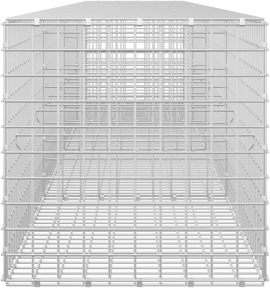 Gabionas su 5 mm viela ir 5x5 cm tinkleliu 400x50x50 cm
