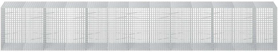 Gabionas su 5 mm viela ir 5x5 cm tinkleliu 650x100x100 cm