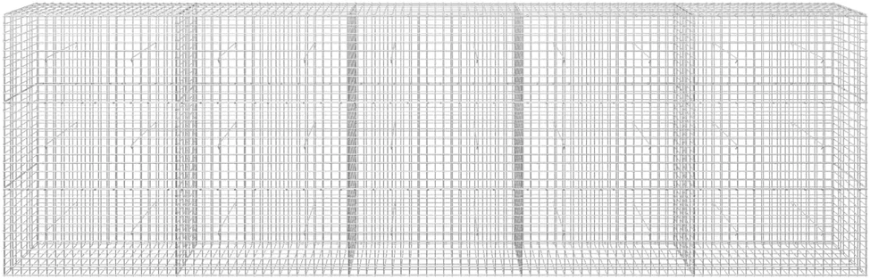 Gabionas su 5 mm viela ir 5x5 cm tinkleliu 500x30x150 cm