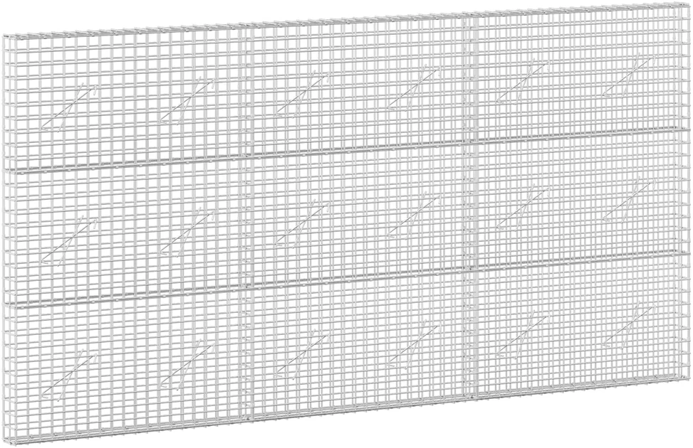 Gabionas su 5 mm viela ir 5x5 cm tinkleliu 300x10x150 cm