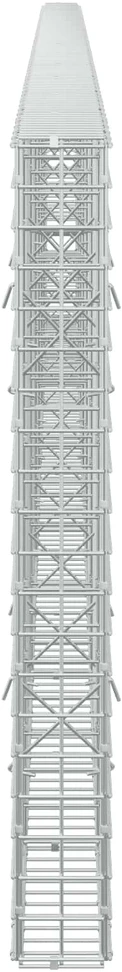 Gabionas su 5 mm viela ir 5x5 cm tinkleliu 650x10x100 cm