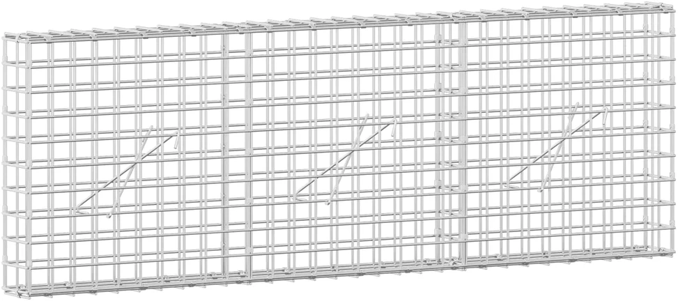Gabionas su 5 mm viela ir 5x5 cm tinkleliu 150x10x50 cm