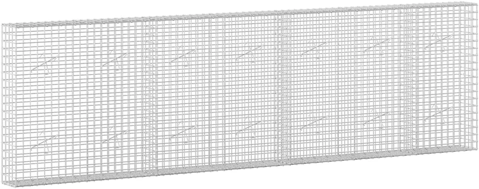 Gabionas su 5 mm viela ir 5x5 cm tinkleliu 350x20x100 cm
