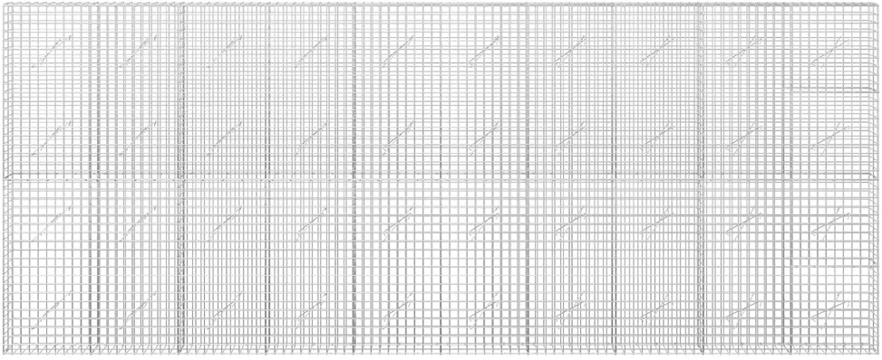 Gabionas su 5 mm viela ir 5x5 cm tinkleliu 500x10x200 cm