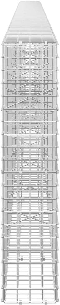 Gabionas su 5 mm viela ir 5x5 cm tinkleliu 550x20x100 cm