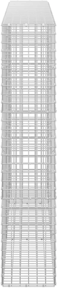 Gabionas su 5 mm viela ir 5x5 cm tinkleliu 250x30x150 cm