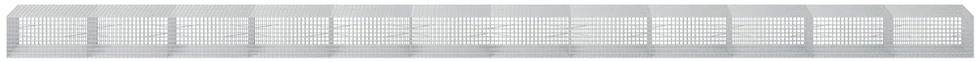 Gabionas su 5 mm viela ir 5x5 cm tinkleliu 1200x100x50 cm