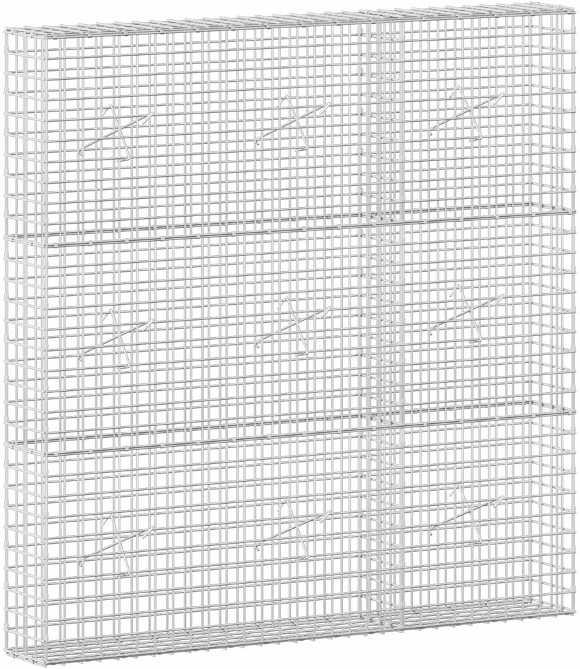Gabionas su 5 mm viela ir 5x5 cm tinkleliu 150x20x150 cm
