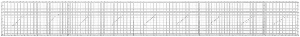 Gabionas su 5 mm viela ir 5x5 cm tinkleliu 450x10x50 cm
