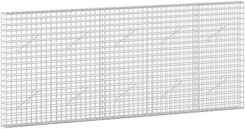 Gabionas su 5 mm viela ir 5x5 cm tinkleliu 250x10x100 cm