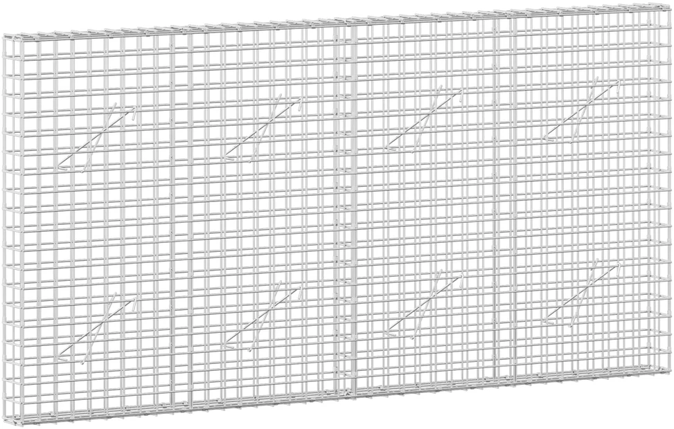 Gabionas su 5 mm viela ir 5x5 cm tinkleliu 200x10x100 cm