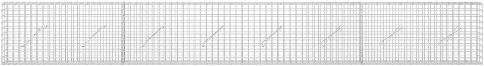 Gabionas su 5 mm viela ir 5x5 cm tinkleliu 400x10x50 cm
