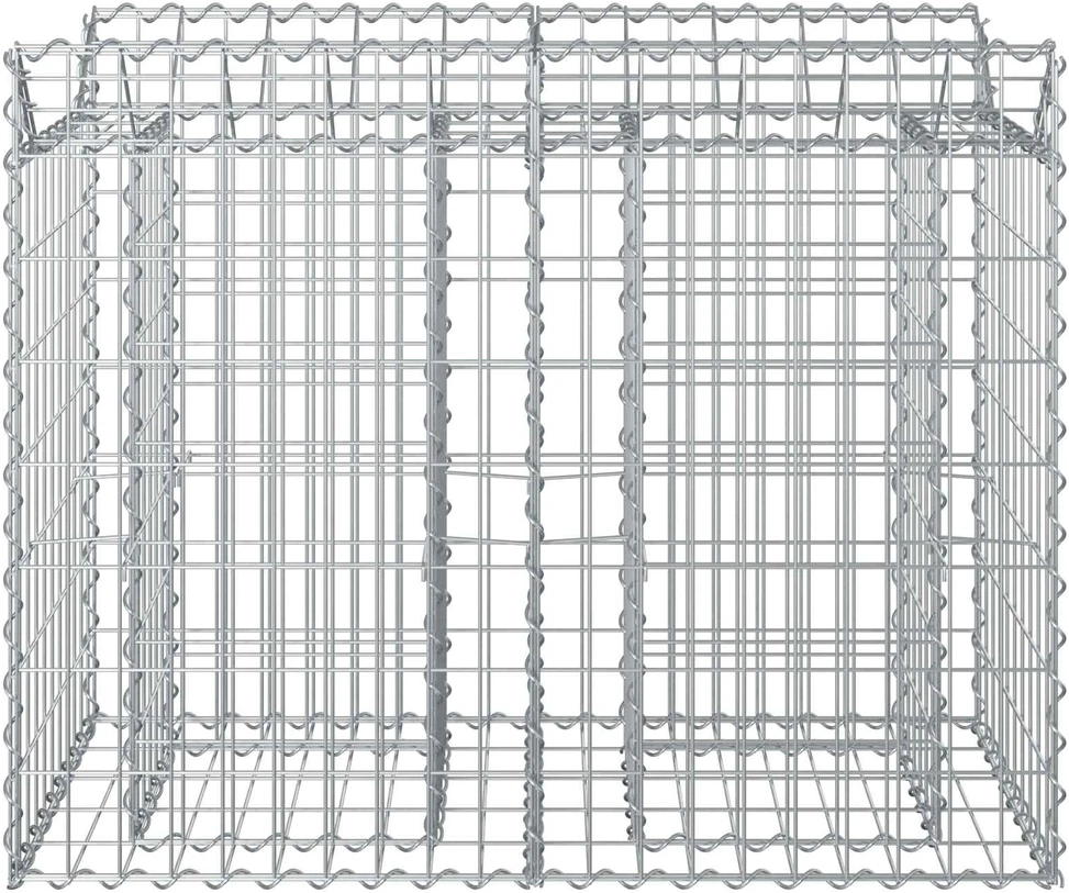Gabioninė pakelta lova 100 x 50 x 80 cm Galvanizuotas plienas