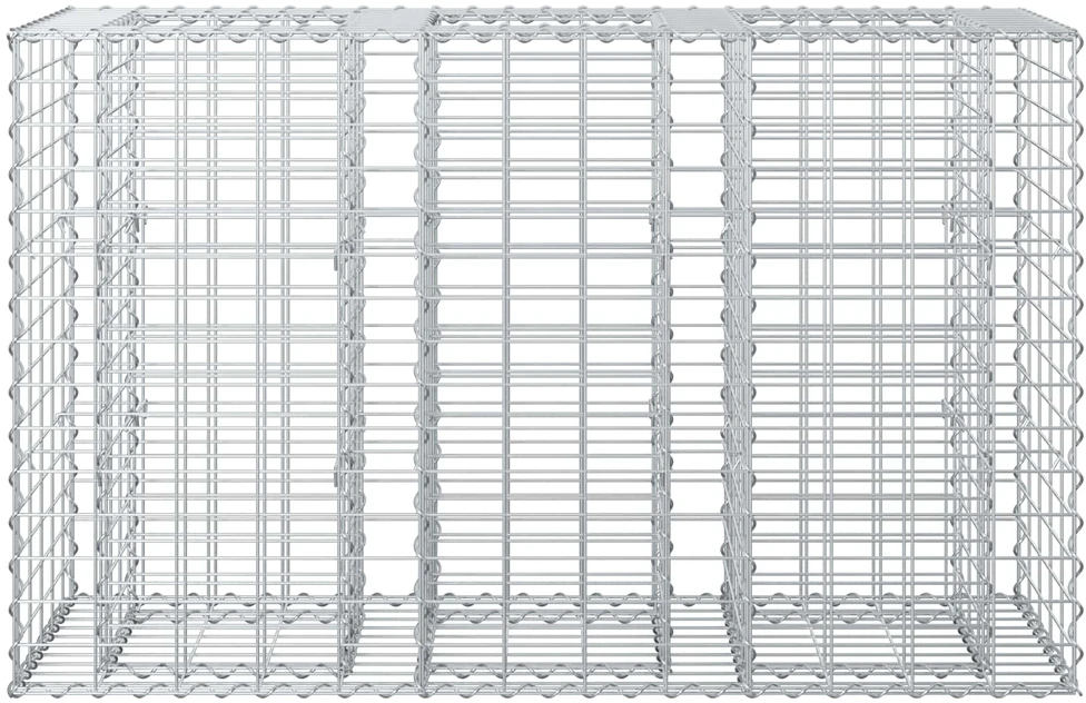 Gabioninė pakelta lova 130 x 50 x 80 cm Galvanizuotas plienas