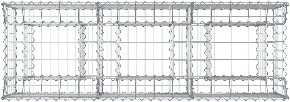 Gabioninė pakelta lova 150 x 50 x 60 cm Galvanizuotas plienas