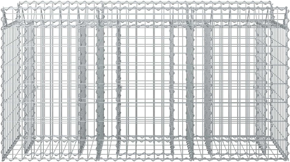 Gabioninė pakelta lova 150 x 50 x 80 cm Galvanizuotas plienas