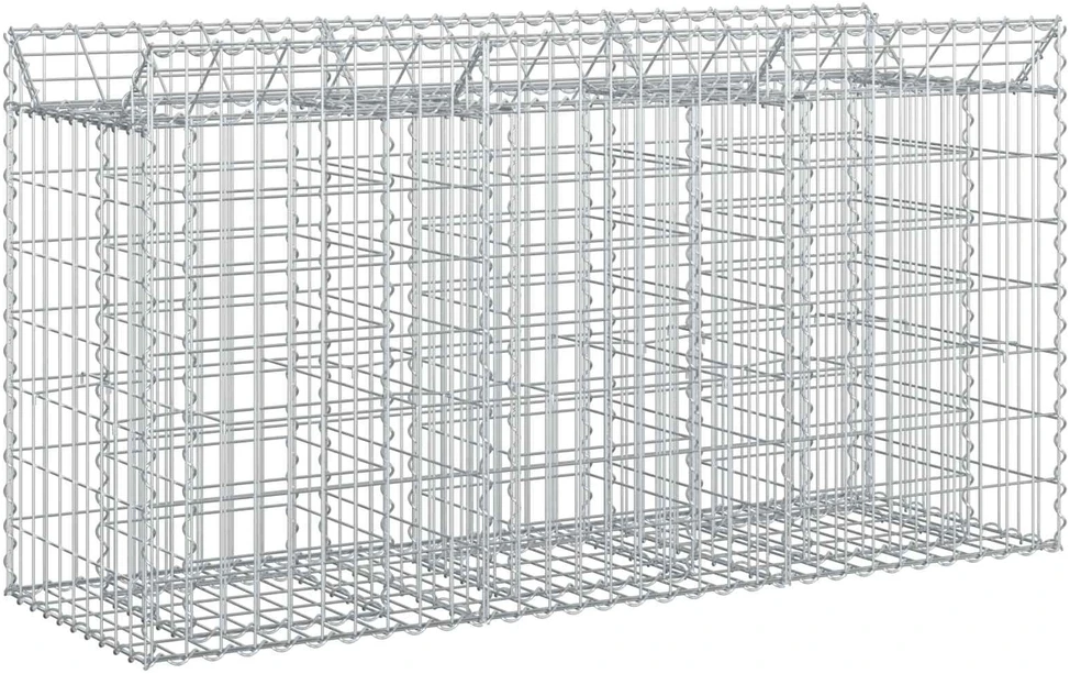 Gabioninė pakelta lova 150 x 50 x 80 cm Galvanizuotas plienas