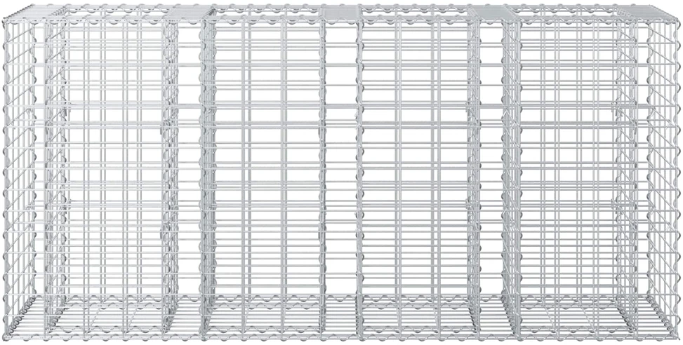 Gabioninė pakelta lova 170 x 50 x 80 cm Galvanizuotas plienas