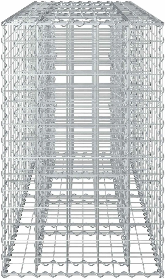 Gabioninė pakelta lova 170 x 50 x 80 cm Galvanizuotas plienas